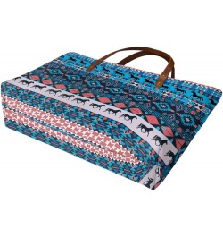 Women Travel Bag Large Expandable Weekender Carry-on Tote Gym Workout Aztec Tribal Horse Print $26.21 Totes