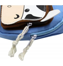 Sling Bags, Crossbody Chest Bag, Canvas Daily Sports Shoulder Bag for Women Lady, Cute Cow Ox Bull Bull, Blue $12.16 Satchels