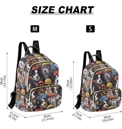 Cute Fire Dog Backpack for Women Fashion Shoulder Bags Small Casual Daypack Travel Bag S 202a3316 202a3316 $19.46 Backpacks