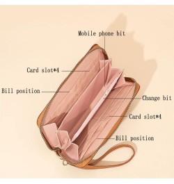 Women's Wallets Long Wallets Women's Leather Wallets ID Holders Women's Wallets Women's Clutches Mobile Phones (Color : E, Si...