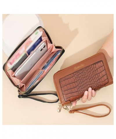 Women's Wallets Long Wallets Women's Leather Wallets ID Holders Women's Wallets Women's Clutches Mobile Phones (Color : E, Si...