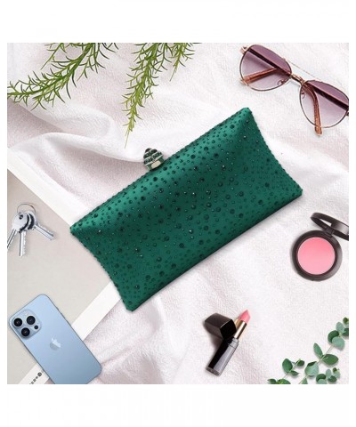 Women Beaded Clutch Bag Rhinestone Crystal Purse Glitter Evening Handbag for Wedding Cocktail Prom Party Green $11.70 Evening...