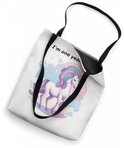 Unicorn I am one years Tote Bag $11.00 Totes