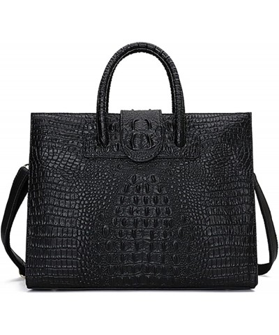 NEW Crocodile Pattern Leather Bag, Women's Handbags, Leather Women's Shoulder Bags Large $52.50 Shoulder Bags