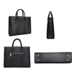 NEW Crocodile Pattern Leather Bag, Women's Handbags, Leather Women's Shoulder Bags Large $52.50 Shoulder Bags