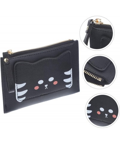 2pcs Cartoon Money Bag Girls Small Wallet Cat Coin Bag Small Cat Wallet Women Cat Wallet Girls Cat Wallet Coin Pouch Ladies W...