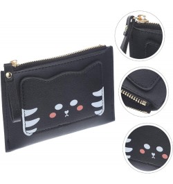 2pcs Cartoon Money Bag Girls Small Wallet Cat Coin Bag Small Cat Wallet Women Cat Wallet Girls Cat Wallet Coin Pouch Ladies W...