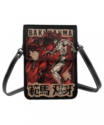 Anime Baki The Grappler Small Cell Phone Purse Woman'S Fashion Small Mini Shoulder Bag Crossbody Bags 7.5x5.3 Inches $20.52 C...