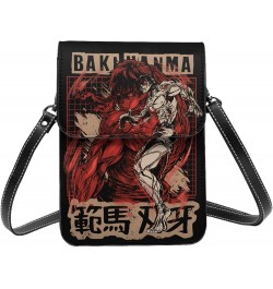 Anime Baki The Grappler Small Cell Phone Purse Woman'S Fashion Small Mini Shoulder Bag Crossbody Bags 7.5x5.3 Inches $20.52 C...