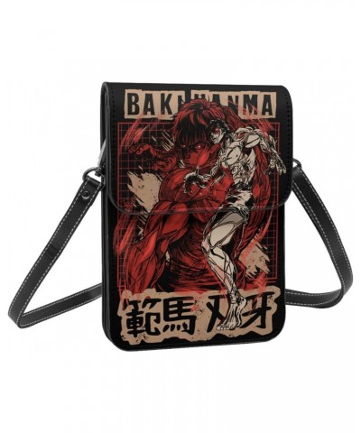 Anime Baki The Grappler Small Cell Phone Purse Woman'S Fashion Small Mini Shoulder Bag Crossbody Bags 7.5x5.3 Inches $20.52 C...