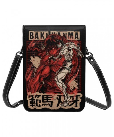 Anime Baki The Grappler Small Cell Phone Purse Woman'S Fashion Small Mini Shoulder Bag Crossbody Bags 7.5x5.3 Inches $20.52 C...