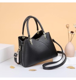 Ladies Trendy Handbags 2022 Latest Soft PU Leather Top Handle Satchel Shoulder Tote Bag for Women, Crossbody Bags Black $32.0...