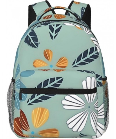 Light Coloured Floral Stylish And Lightweight Backpack,Comfortable To Carry,Multi-Pocket Design,23l Capacity,Easily Meet Your...