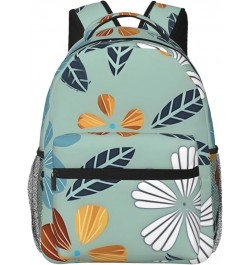 Light Coloured Floral Stylish And Lightweight Backpack,Comfortable To Carry,Multi-Pocket Design,23l Capacity,Easily Meet Your...