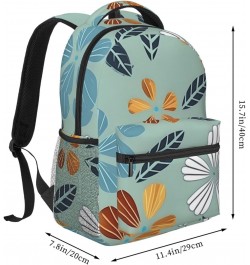 Light Coloured Floral Stylish And Lightweight Backpack,Comfortable To Carry,Multi-Pocket Design,23l Capacity,Easily Meet Your...