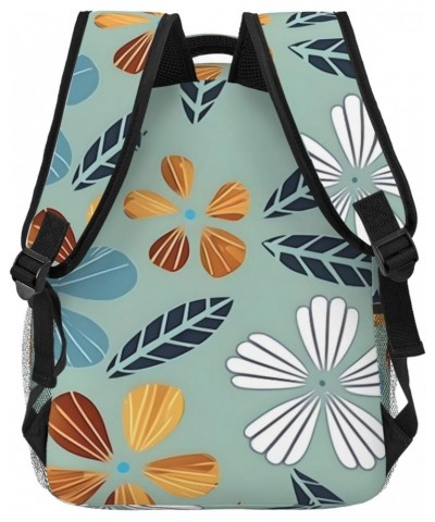 Light Coloured Floral Stylish And Lightweight Backpack,Comfortable To Carry,Multi-Pocket Design,23l Capacity,Easily Meet Your...