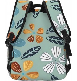 Light Coloured Floral Stylish And Lightweight Backpack,Comfortable To Carry,Multi-Pocket Design,23l Capacity,Easily Meet Your...