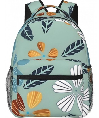 Light Coloured Floral Stylish And Lightweight Backpack,Comfortable To Carry,Multi-Pocket Design,23l Capacity,Easily Meet Your...