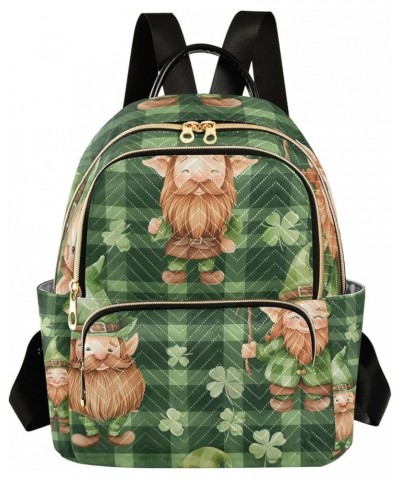 Mini Backpack Purse for Women, Saint Patrick's Day Gnome1 Travel Bag Casual Daypack Shoulder Bag Small $13.44 Backpacks