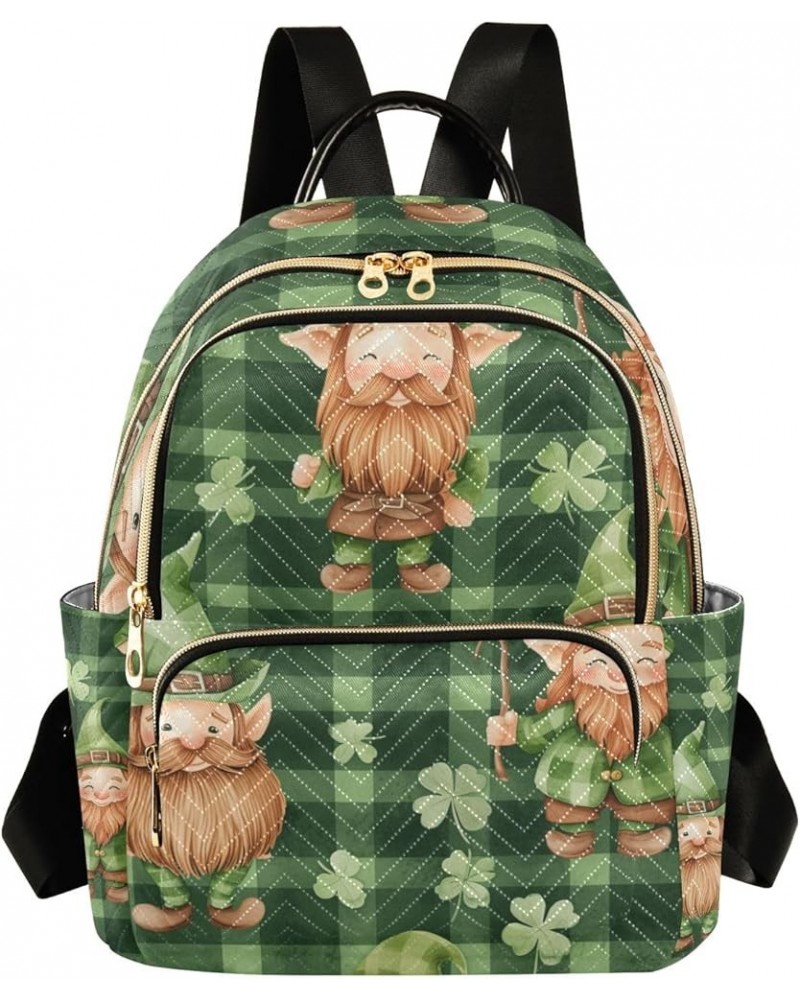 Mini Backpack Purse for Women, Saint Patrick's Day Gnome1 Travel Bag Casual Daypack Shoulder Bag Small $13.44 Backpacks