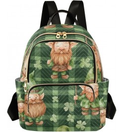 Mini Backpack Purse for Women, Saint Patrick's Day Gnome1 Travel Bag Casual Daypack Shoulder Bag Small $13.44 Backpacks