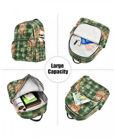 Mini Backpack Purse for Women, Saint Patrick's Day Gnome1 Travel Bag Casual Daypack Shoulder Bag Small $13.44 Backpacks