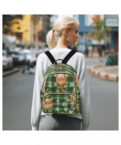 Mini Backpack Purse for Women, Saint Patrick's Day Gnome1 Travel Bag Casual Daypack Shoulder Bag Small $13.44 Backpacks