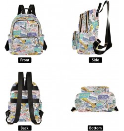 Transportation Information Women Backpack Purse Shoulder Bag Color Small $13.53 Backpacks