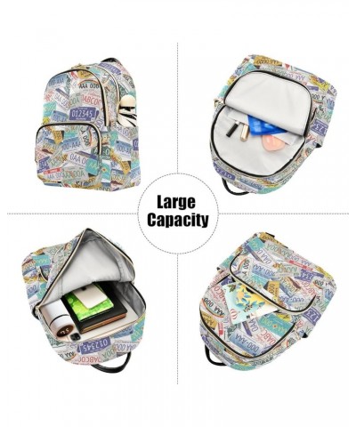 Transportation Information Women Backpack Purse Shoulder Bag Color Small $13.53 Backpacks