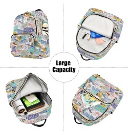 Transportation Information Women Backpack Purse Shoulder Bag Color Small $13.53 Backpacks