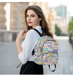 Transportation Information Women Backpack Purse Shoulder Bag Color Small $13.53 Backpacks