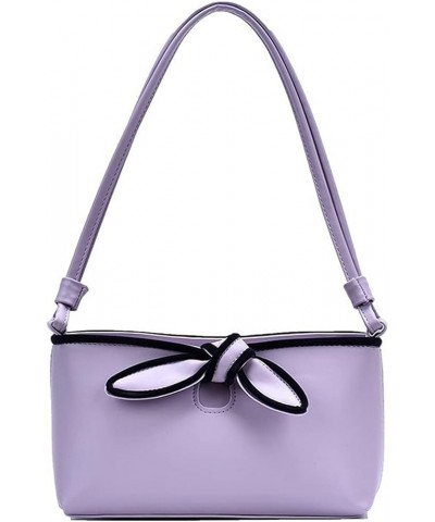 Handbags for Women Fashion Tote Bags Small Leather Handbags Crossbody Small Satchel Leather Crossbody Bag (Color : Purple, Si...