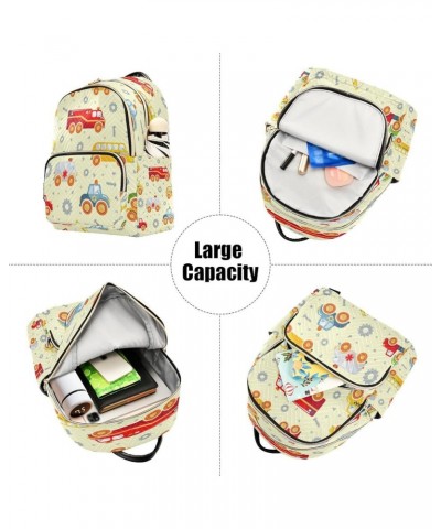 Women Backpack Purse Varied Toys Transportation Fashion Shoulder Bags Travel Backpack Small Daypacks S Medium $10.66 Backpacks