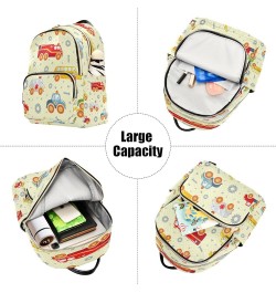 Women Backpack Purse Varied Toys Transportation Fashion Shoulder Bags Travel Backpack Small Daypacks S Medium $10.66 Backpacks