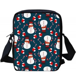 Christmas Fashion Cossbody Messenger Bag Christmas Decorations Gift Handbag Purse Shoulder Bag Snowman $10.81 Shoulder Bags