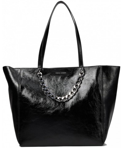 Simple Chain Tote, Black $108.41 Totes