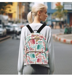 Small Backpack for Women Travel Bag Cute Owls and Floral Daypack Purse Fashion Shoulder Bag Rucksack Medium A437 $14.03 Backp...