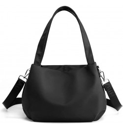 SULCET Shoulder Bag for Women Ladies Nylon Satchel Purses Lightweight Crossbody Handbag Travel Tote Purses Black $19.13 Totes