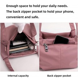 SULCET Shoulder Bag for Women Ladies Nylon Satchel Purses Lightweight Crossbody Handbag Travel Tote Purses Black $19.13 Totes