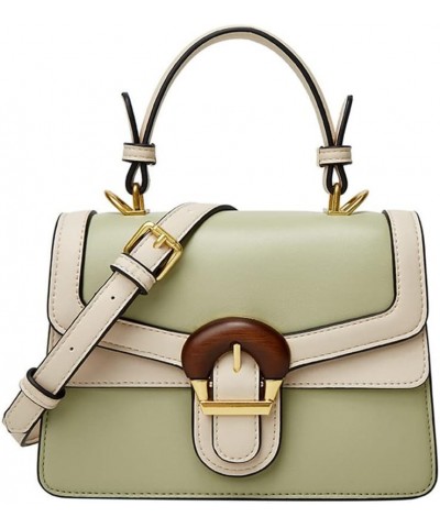 Handbags, Leather Shoulder Bags, Women's Pouch, Top-Handle Bags Green $38.05 Shoulder Bags