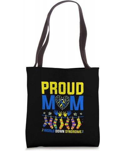 Proud Mom Celebrate World Down Syndrome Day Awareness Tote Bag $12.87 Totes