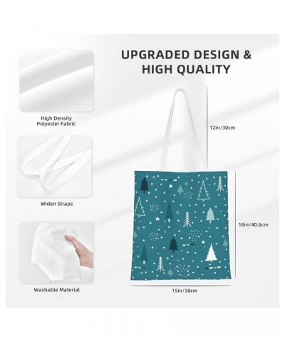 Merry Christmas Single Shoulder Fashion Canvas Tote Shopping Bags Handbags For Men And Women Merry Christmas43 $10.93 Totes