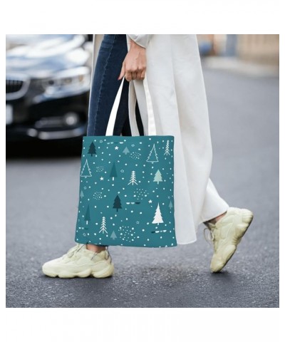 Merry Christmas Single Shoulder Fashion Canvas Tote Shopping Bags Handbags For Men And Women Merry Christmas43 $10.93 Totes