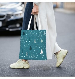 Merry Christmas Single Shoulder Fashion Canvas Tote Shopping Bags Handbags For Men And Women Merry Christmas43 $10.93 Totes