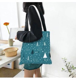 Merry Christmas Single Shoulder Fashion Canvas Tote Shopping Bags Handbags For Men And Women Merry Christmas43 $10.93 Totes