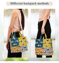 Different Poses Panda Illustration Women's Tote Handbags Top Handle Satchel Shoulder Bag Crossbody Bag M $13.86 Totes