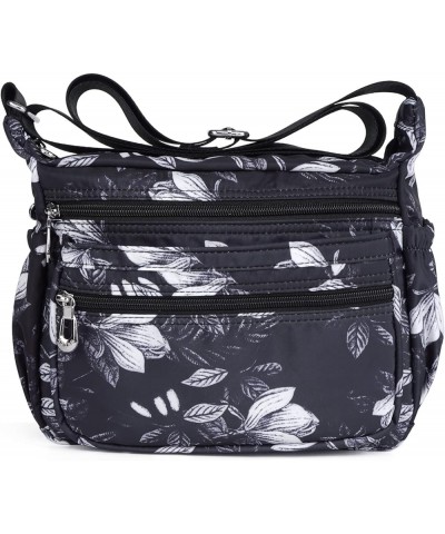 Shoulder Bags for Women Nylon Crossbody Bags Waterproof Lightweight Messenger Purses and Handbags Black $12.53 Crossbody Bags