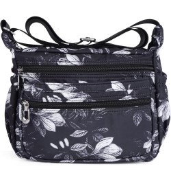 Shoulder Bags for Women Nylon Crossbody Bags Waterproof Lightweight Messenger Purses and Handbags Black $12.53 Crossbody Bags