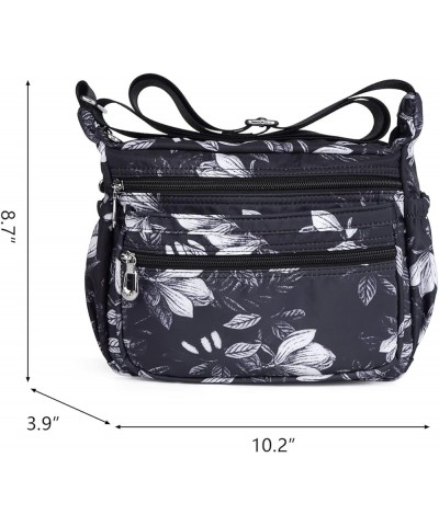 Shoulder Bags for Women Nylon Crossbody Bags Waterproof Lightweight Messenger Purses and Handbags Black $12.53 Crossbody Bags