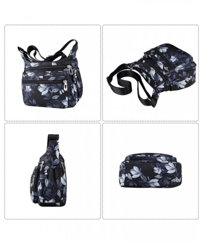 Shoulder Bags for Women Nylon Crossbody Bags Waterproof Lightweight Messenger Purses and Handbags Black $12.53 Crossbody Bags